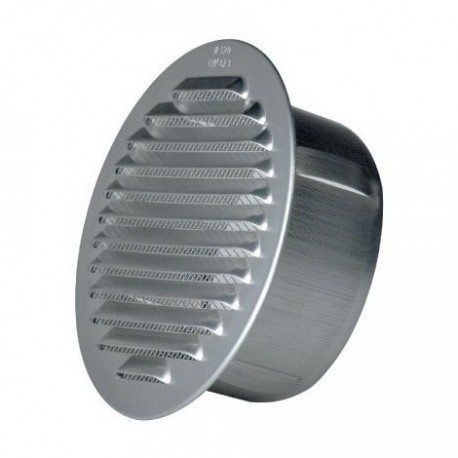 Grille de ventilation en aluminium 10RKM, ronde Ø 100 mm, avec