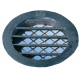 Grille lamelle alu extérieur ronde -