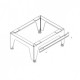 Socle antivibratoire pour Novus 300-450