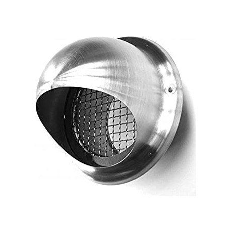 Grille d'aération murale extérieure en acier inoxydable, grilles