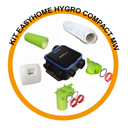 PACK simple Flux EASYHOME HYGRO COMPACT MW