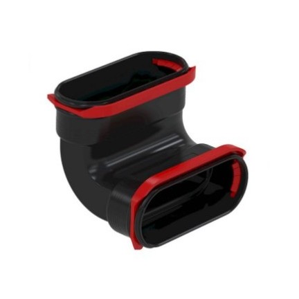 Coude 90° vertical COMFOFLAT