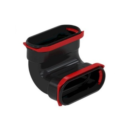 Coude 90° vertical COMFOFLAT