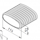 Conduit de ventilation plat PEHD- FRS-R 51