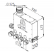 Caisson répartiteur 5 x DN75 - Flexpipe