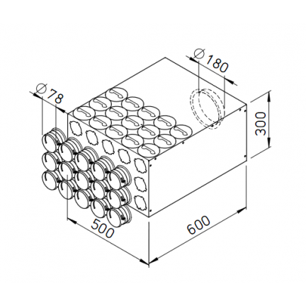 Caisson répartiteur 15 x DN75 - Flexpipe Plus