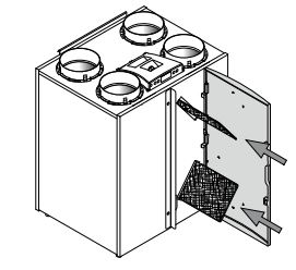 Filtre G3 pour terminal rectangulaire 200 x 100 mm - Filtration VMC Double  flux haut rendement - BRINK